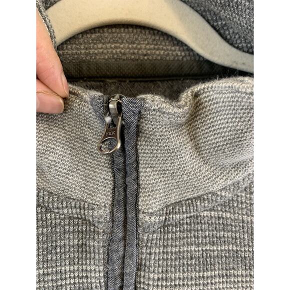 Lucky Brand Men's Sweater 1/4 Zip Thermal Mock Neck Pullover Gray Size XL - Picture 5 of 12